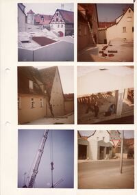 Bau des Baumarktes 1982